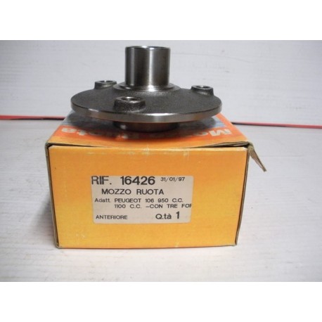 Mozzo ruota ant con 3 fori 16426 Peugeot 106 950-1100 cc Vema