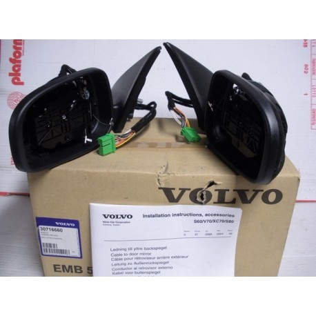 Kit specchi elettrici 30716660 Volvo S60 V70 XC70 S80 originale