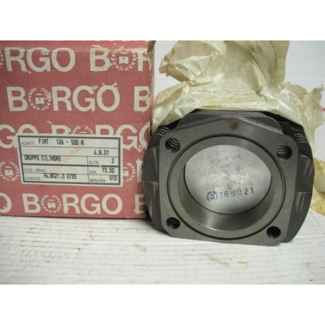 Gruppo canna e pistone 768021 STD Fiat 126 - 500 R diametro 73,5mm STD Borgo