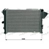 0107.2021 Radiatore acqua motore OPEL VECTRA A 2 volumi /Coda spiovente 198