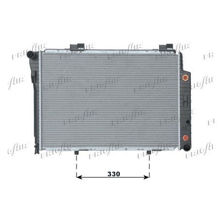 0106.3054 Radiatore acqua motore MERCEDES CLASSE C 1993_2000