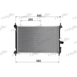 0107.2038 Radiatore acqua motore OPEL ASTRA F 1991_1998