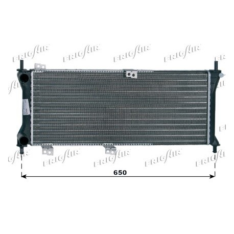 0104.3038 Radiatore acqua motore FIAT PANDA 2003_