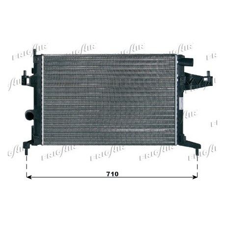 0107.3003 Radiatore acqua motore OPEL CORSA C 2000_2009