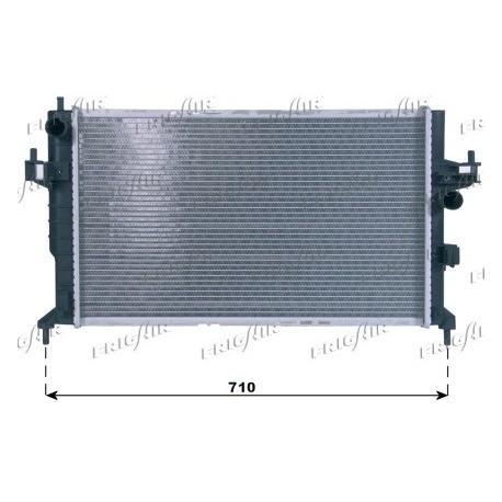 0107.3005 Radiatore acqua motore OPEL CORSA C 2000_2009