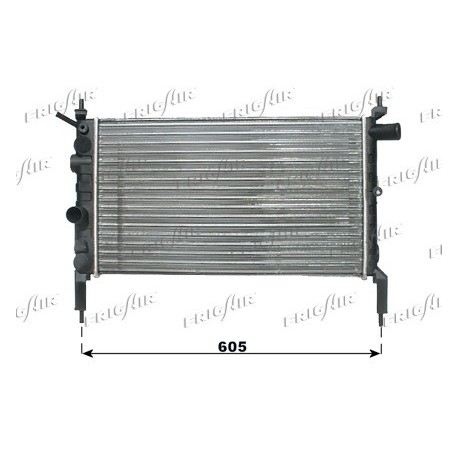 0107.3033 Radiatore acqua motore OPEL CORSA C 2000_2009