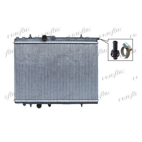 0103.3059 Radiatore acqua motore PEUGEOT 307 CC 2003_