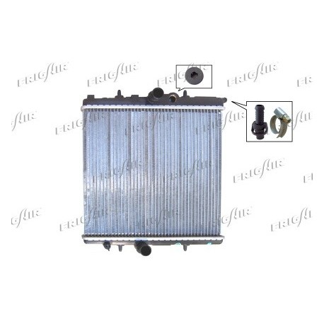 0108.3034 Radiatore acqua motore PEUGEOT 206 SW 2002_