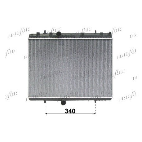 0108.3075 Radiatore acqua motore PEUGEOT 307 SW 2002_