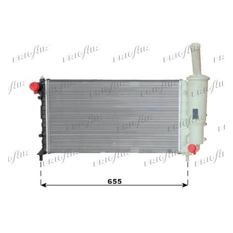 0104.3012 Radiatore acqua motore FIAT PUNTO 1999_