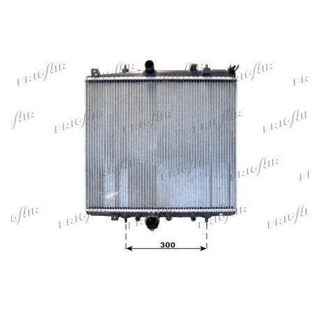 0103.3066 Radiatore acqua motore LANCIA PHEDRA 2002_2010