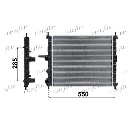 0104.3088 Radiatore acqua motore ALFA ROMEO 156 Sportwagon 2000_2006