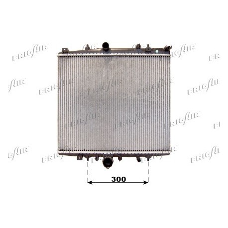 0103.3067 Radiatore acqua motore LANCIA PHEDRA 2002_2010