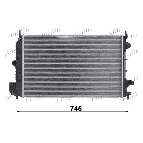 0107.3110 Radiatore acqua motore SAAB 9-3 2002_