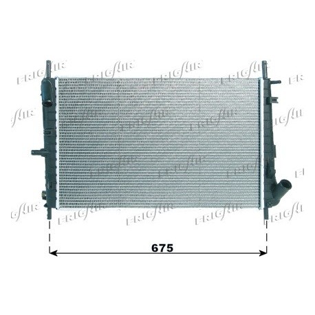 0105.3076 Radiatore acqua motore FORD MONDEO III 2000_2007