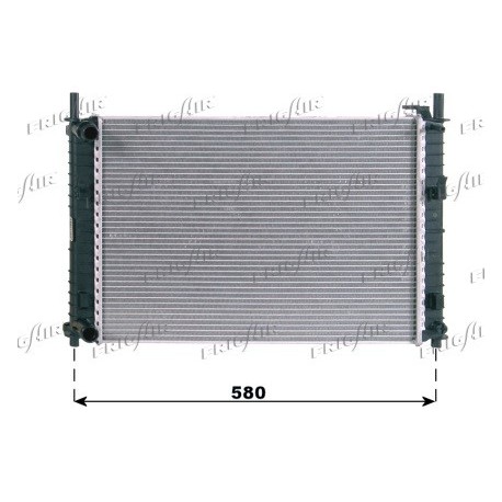 0105.3077 Radiatore acqua motore MAZDA 2 2003_