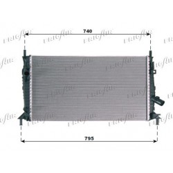 0105.3081 Radiatore acqua motore MAZDA 3 Tre volumi 2000_2009