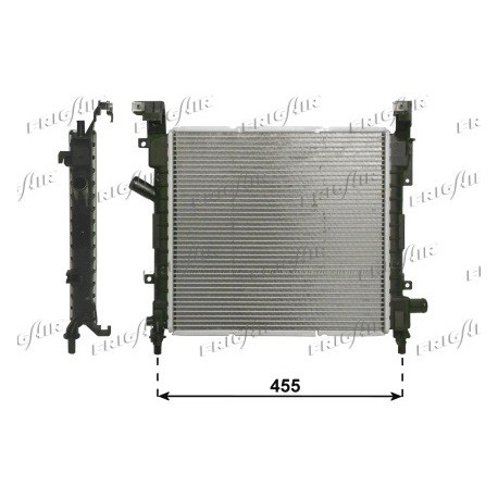 0105.3079 Radiatore acqua motore FORD KA 1996_2008