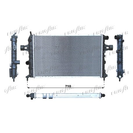 0107.3063 Radiatore acqua motore OPEL ASTRA G Tre volumi 1998_2009c