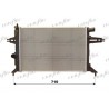 0107.3099 Radiatore acqua motore OPEL ASTRA G 2 volumi /Coda spiovente 199