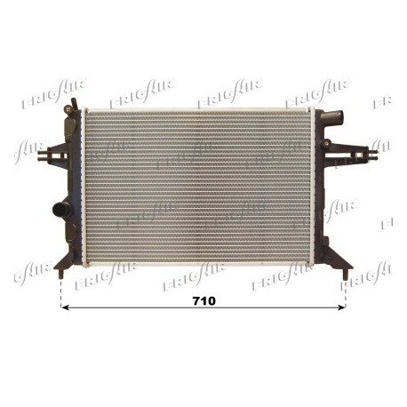 0107.3099 Radiatore acqua motore OPEL ASTRA G Station wagon 1998_2009