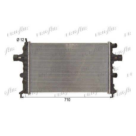 0107.3097 Radiatore acqua motore OPEL ASTRA G Station wagon 1998_2009