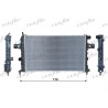 0107.3062 Radiatore acqua motore OPEL ASTRA G 2 volumi /Coda spiovente 1998