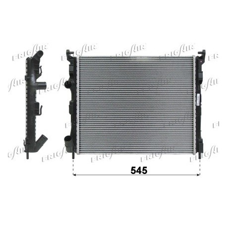 0109.3093 Radiatore acqua motore RENAULT CLIO II 1998_