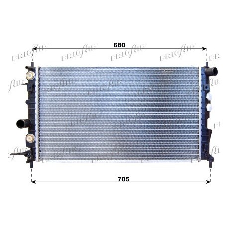 0107.3058 Radiatore acqua motore SAAB 9-5 1997_