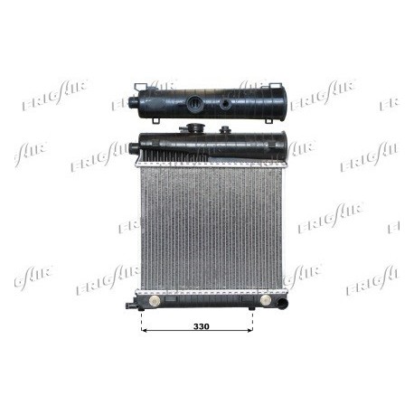 0106.3087 Radiatore acqua motore MERCEDES CLASSE C Station wagon 1996_2001