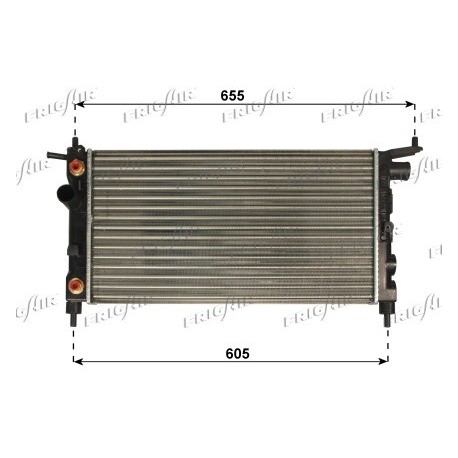 0107.3134 Radiatore acqua motore OPEL TIGRA 1994_2000