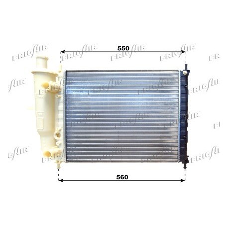 0104.3124 Radiatore acqua motore FIAT MAREA Weekend 1996_2007