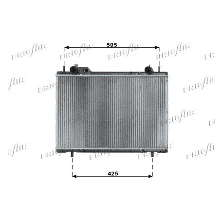 0104.3100 Radiatore acqua motore FIAT BRAVA 1995_2003