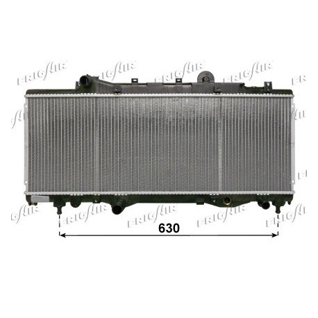 0104.3000 Radiatore acqua motore FIAT PUNTO 1993_1999