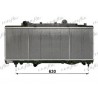 0104.3000 Radiatore acqua motore FIAT PUNTO 1993_1999