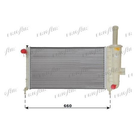 0104.3030 Radiatore acqua motore FIAT PUNTO 1999_