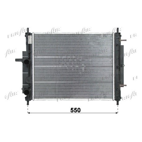 0104.3143 Radiatore acqua motore FIAT BRAVA 1995_2003