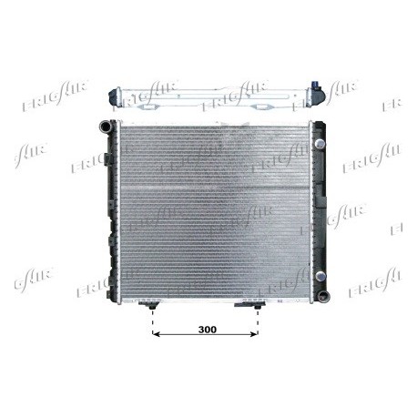 0106.2077 Radiatore acqua motore MERCEDES CLASSE E 1993_1995