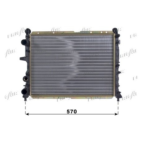 0104.3067 Radiatore acqua motore LANCIA DEDRA SW 1994_1999