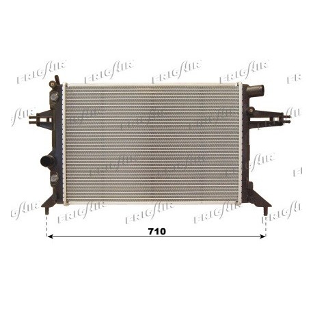 0107.3078 Radiatore acqua motore OPEL ZAFIRA A 1999_2005