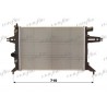 0107.3078 Radiatore acqua motore OPEL ASTRA G 2 volumi /Coda spiovente 199