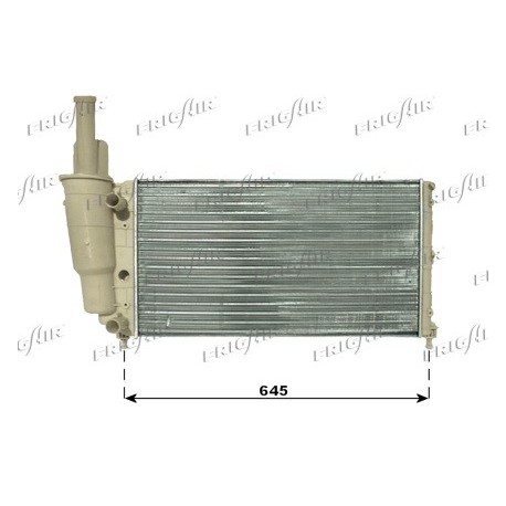 0104.3004 Radiatore acqua motore FIAT PUNTO Cabriolet 1994_2000