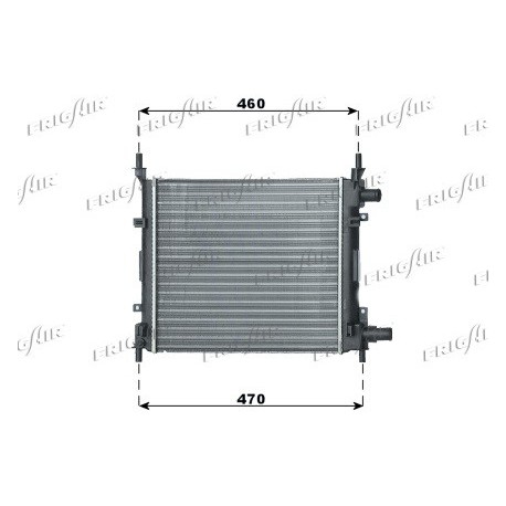 0105.3054 Radiatore acqua motore FORD KA 1996_2008