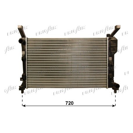 0106.3103 Radiatore acqua motore MERCEDES CLASSE B 2005_2011