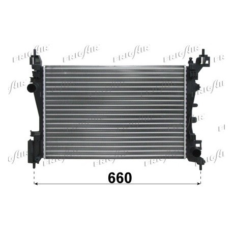 0104.3158 Radiatore acqua motore FIAT FIORINO Cassone / Furgonato / Promisc