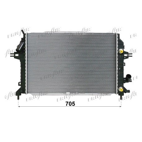 0107.3117 Radiatore acqua motore OPEL ASTRA H Station wagon 2004_