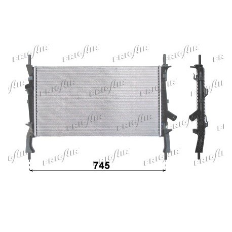 0105.3102 Radiatore acqua motore FORD TRANSIT Furgonato 2006_