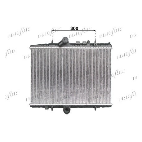 0103.3081 Radiatore acqua motore PEUGEOT 406 Coupe 1997_2004