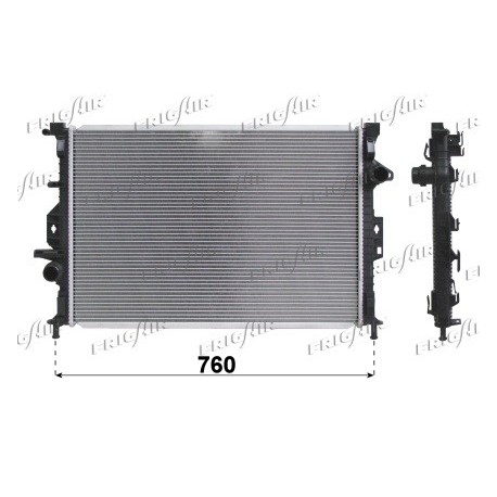 0105.3111 Radiatore acqua motore FORD MONDEO IV Turnier 2007_
