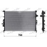 0105.3111 Radiatore acqua motore FORD MONDEO IV Turnier 2007_